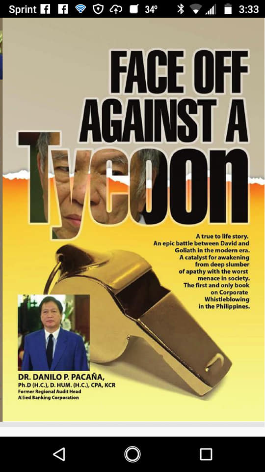 Face Off Against A Tycoon - book author Dpacs